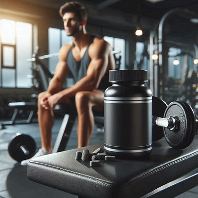 fitness supplement bottle